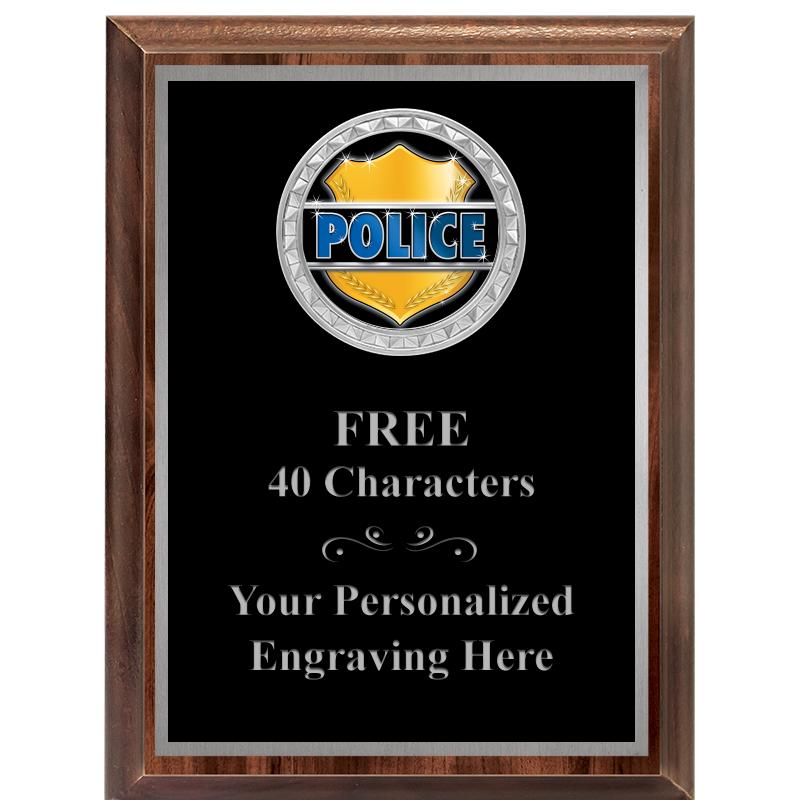 6X8 WOOD EXECUTIVE INS PLQ SV