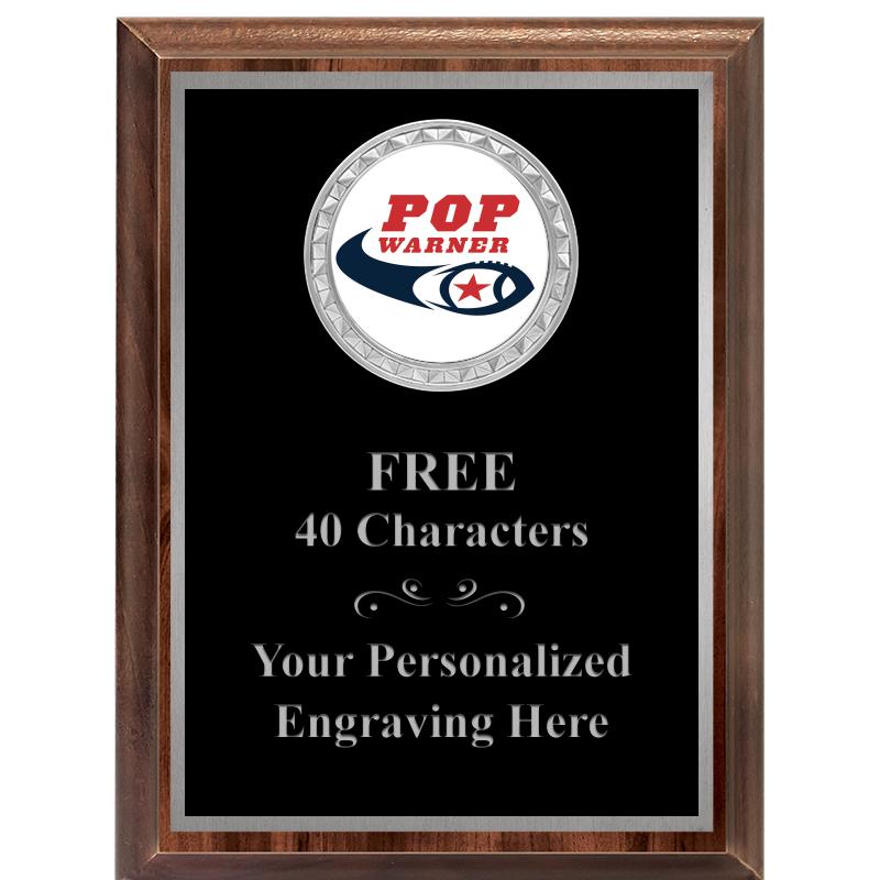 6X8 WOOD EXECUTIVE INS PLQ SV