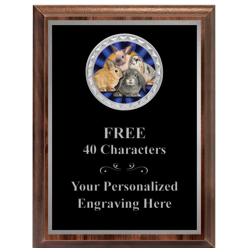 6X8 WOOD EXECUTIVE INS PLQ SV