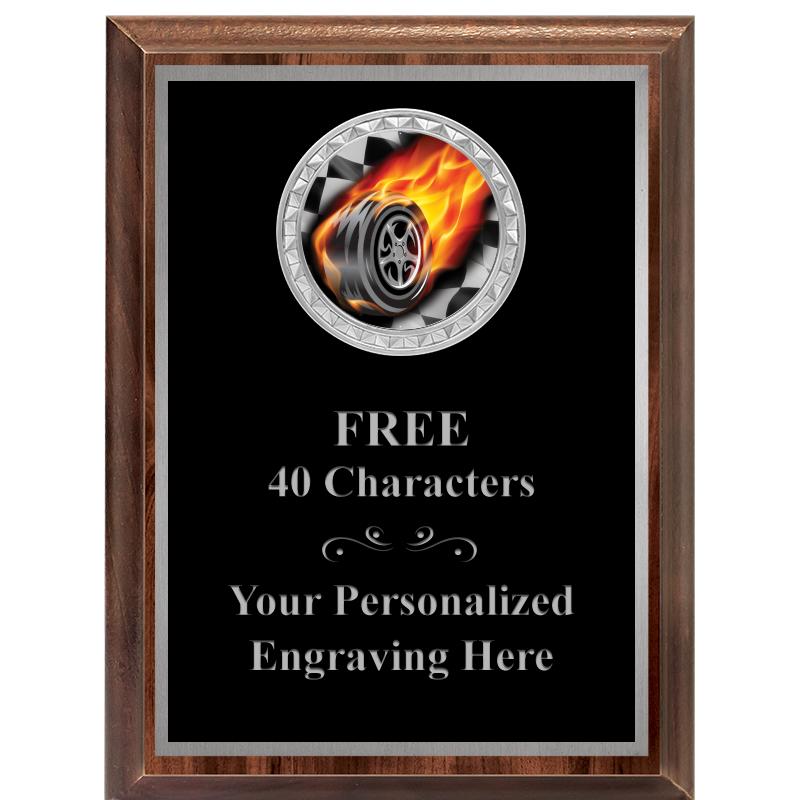 6X8 WOOD EXECUTIVE INS PLQ SV