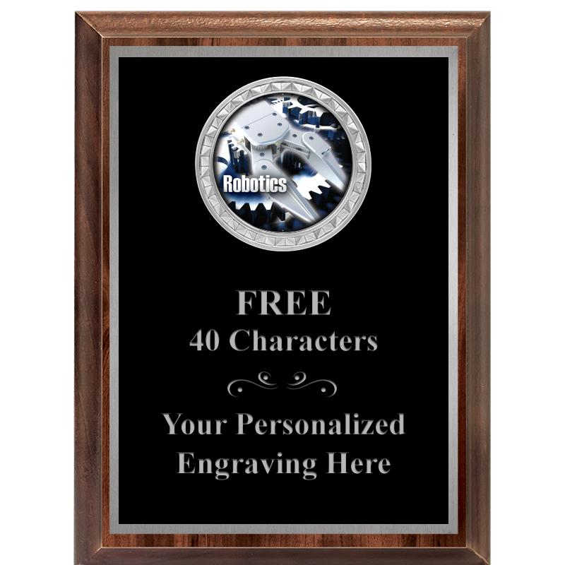 6X8 WOOD EXECUTIVE INS PLQ SV