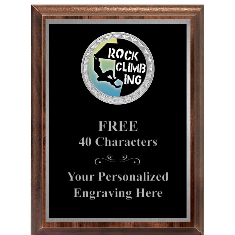 6X8 WOOD EXECUTIVE INS PLQ SV