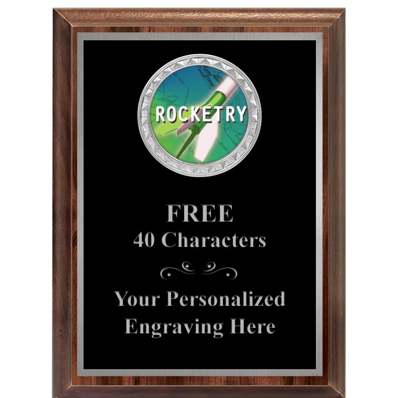 6X8 WOOD EXECUTIVE INS PLQ SV