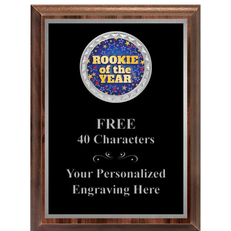 6X8 WOOD EXECUTIVE INS PLQ SV