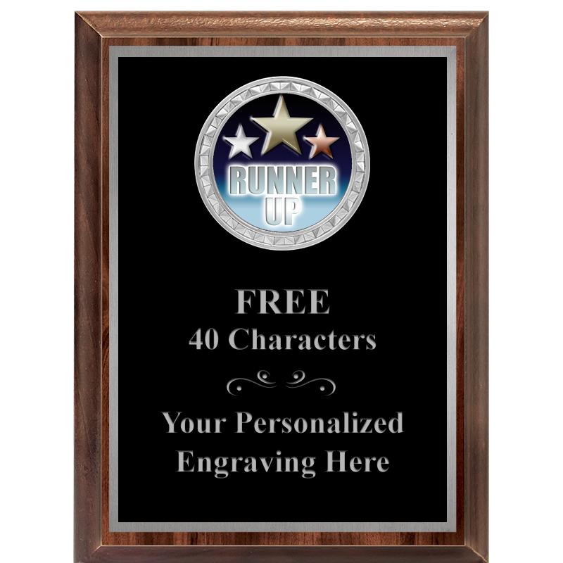 6X8 WOOD EXECUTIVE INS PLQ SV