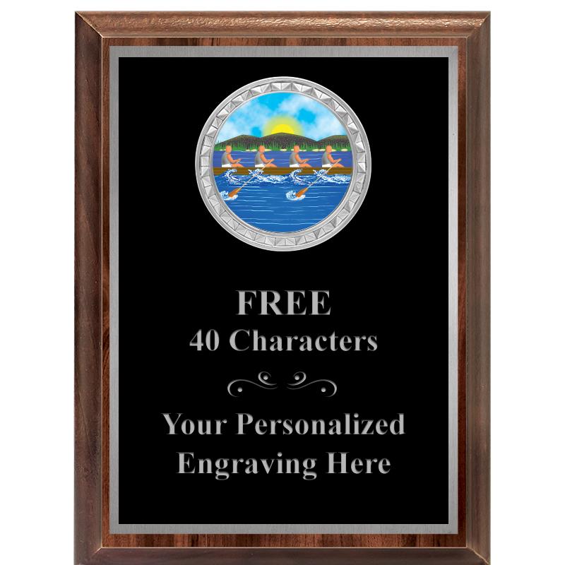 6X8 WOOD EXECUTIVE INS PLQ SV