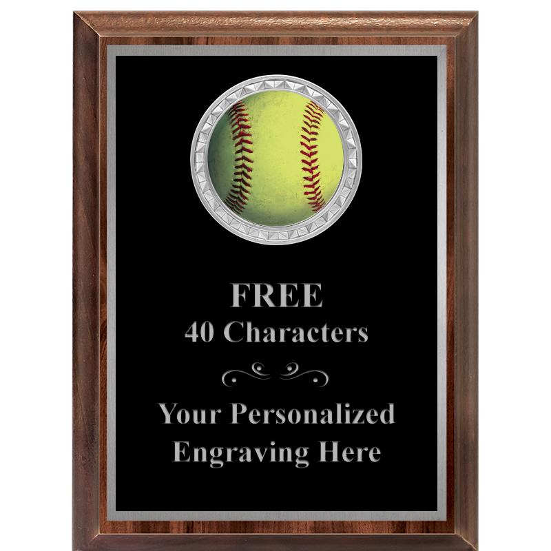 6X8 WOOD EXECUTIVE INS PLQ SV