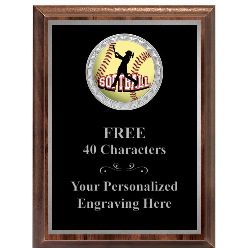 6X8 WOOD EXECUTIVE INS PLQ SV