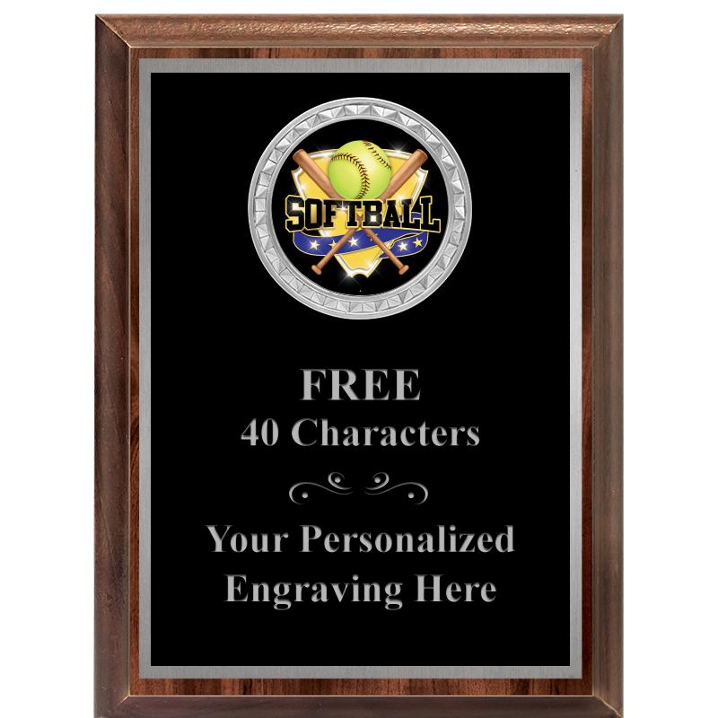 6X8 WOOD EXECUTIVE INS PLQ SV