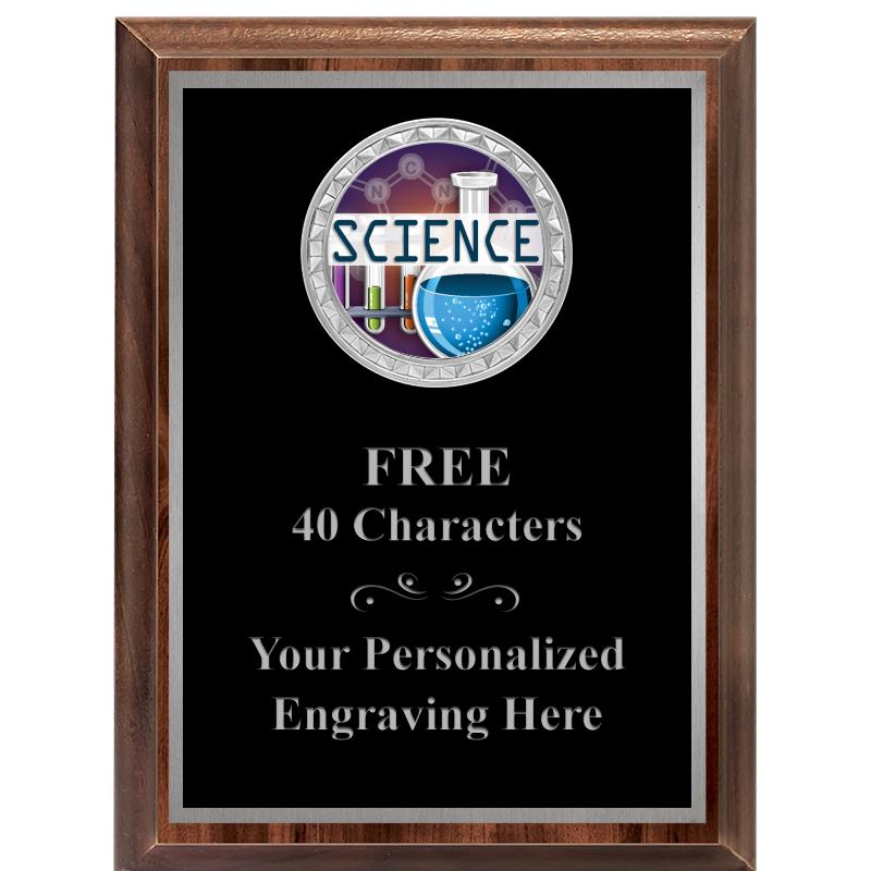 6X8 WOOD EXECUTIVE INS PLQ SV