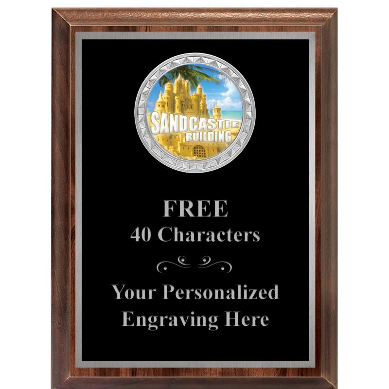 6X8 WOOD EXECUTIVE INS PLQ SV