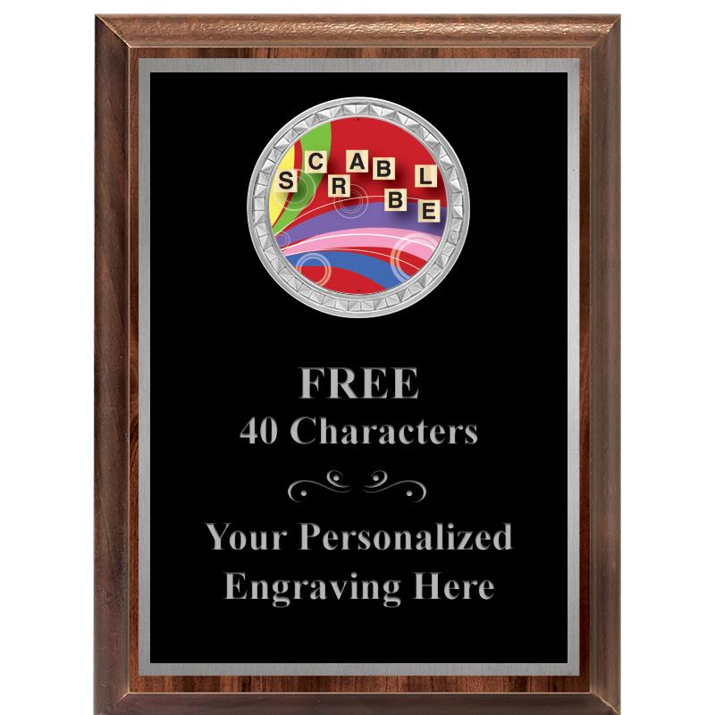 6X8 WOOD EXECUTIVE INS PLQ SV