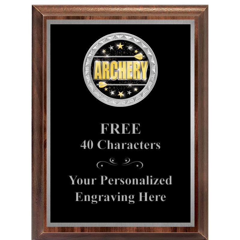 6X8 WOOD EXECUTIVE INS PLQ SV