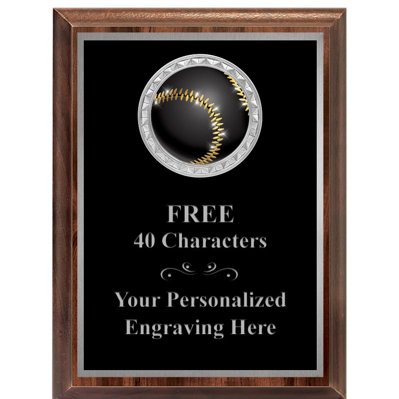 6X8 WOOD EXECUTIVE INS PLQ SV