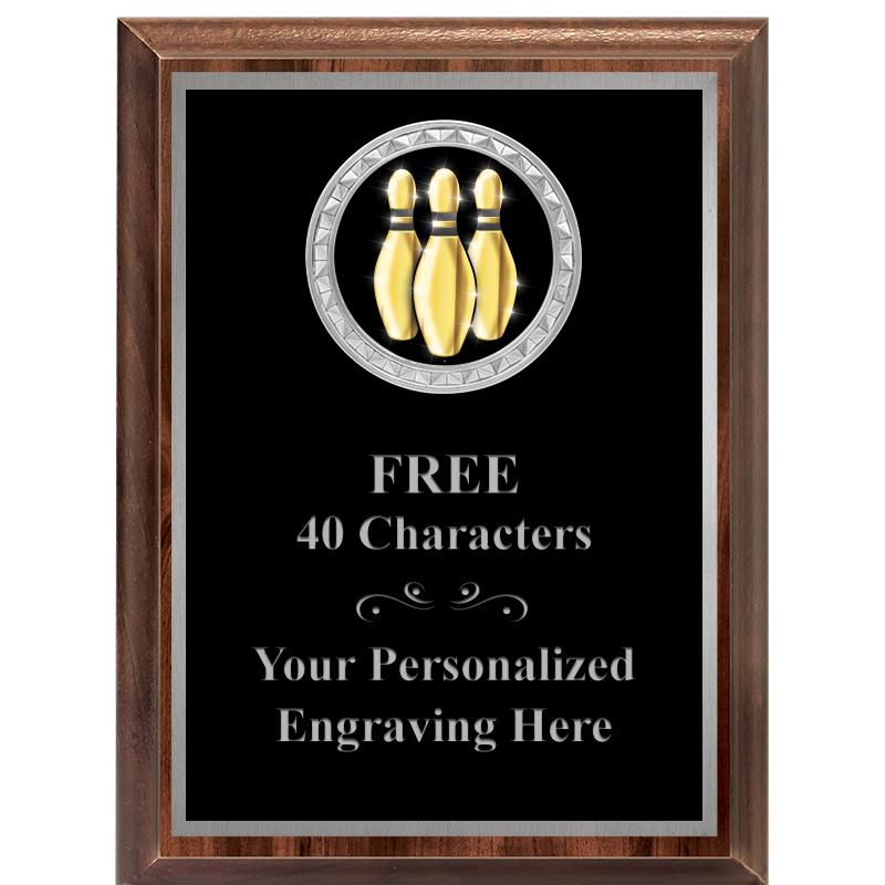 6X8 WOOD EXECUTIVE INS PLQ SV