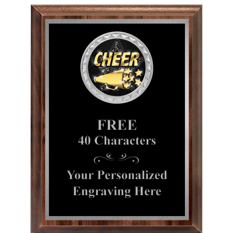 6X8 WOOD EXECUTIVE INS PLQ SV