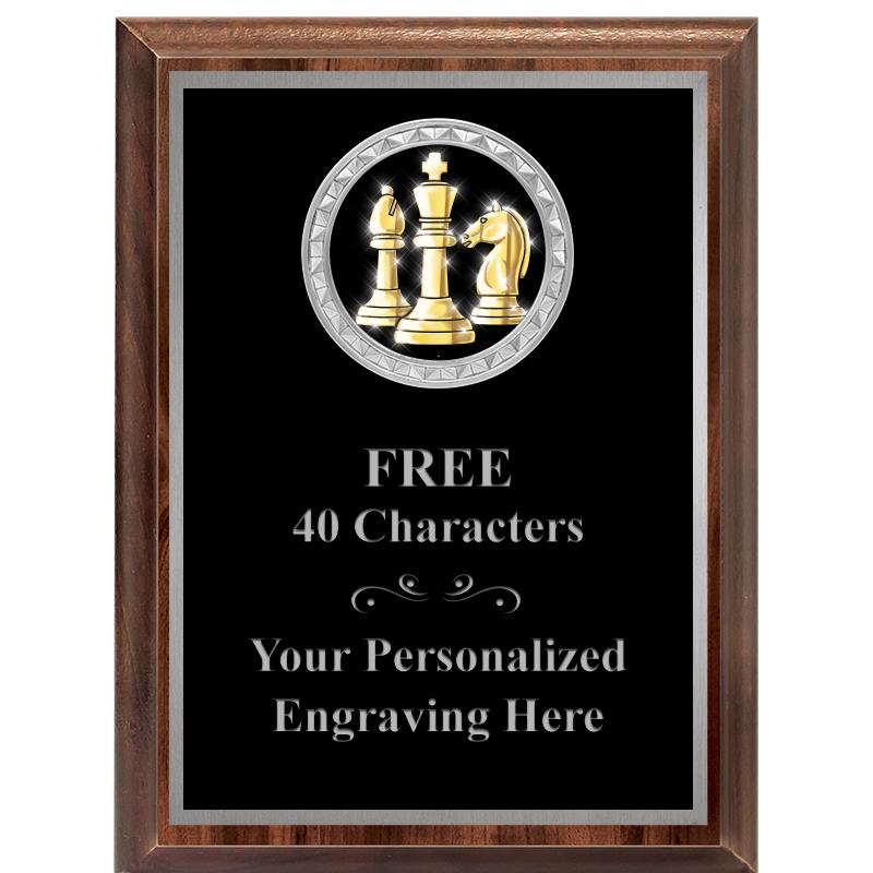 6X8 WOOD EXECUTIVE INS PLQ SV