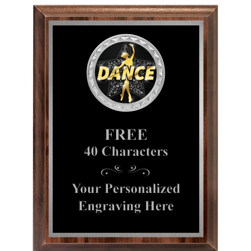 6X8 WOOD EXECUTIVE INS PLQ SV