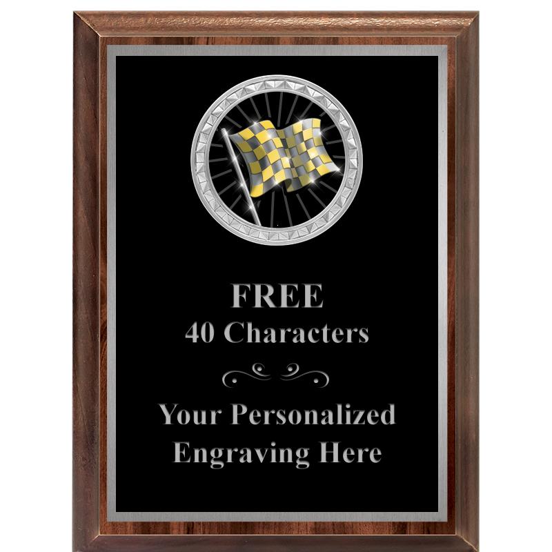 6X8 WOOD EXECUTIVE INS PLQ SV