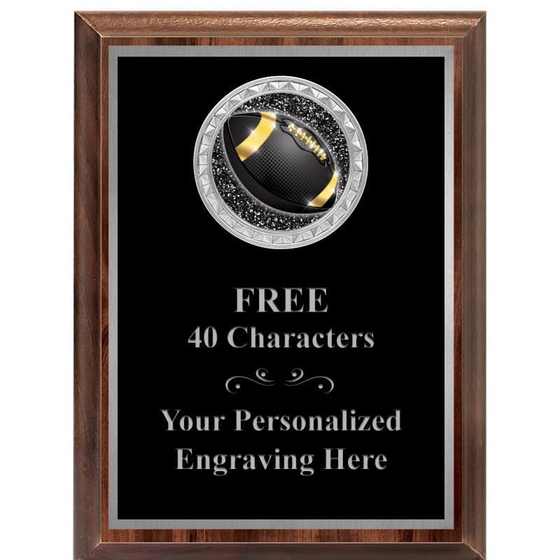 6X8 WOOD EXECUTIVE INS PLQ SV