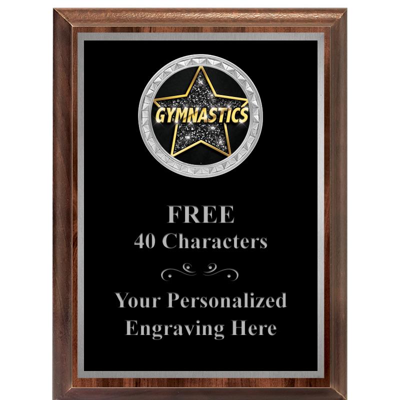 6X8 WOOD EXECUTIVE INS PLQ SV