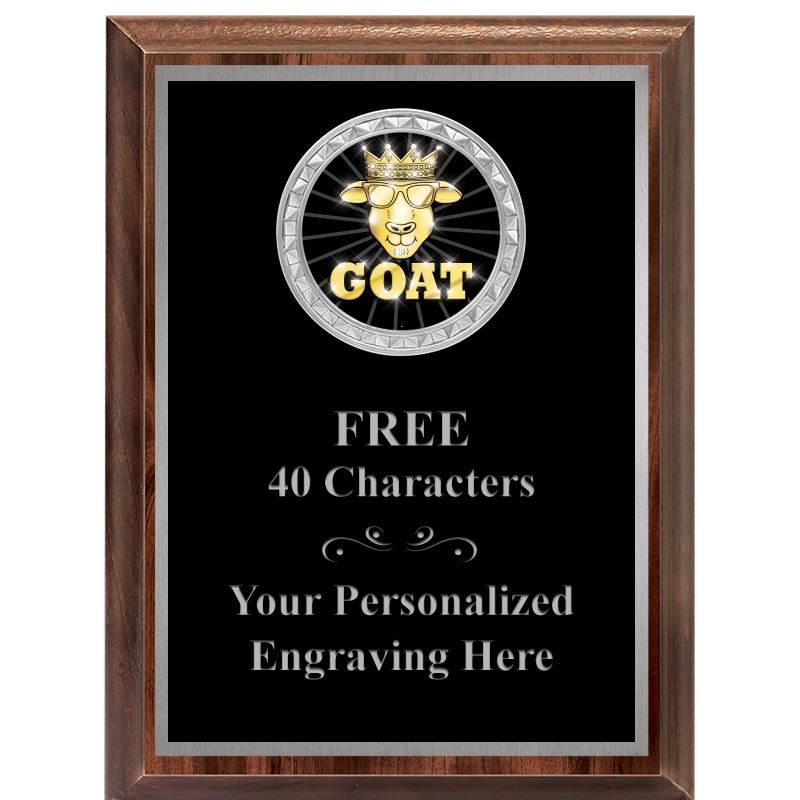 6X8 WOOD EXECUTIVE INS PLQ SV