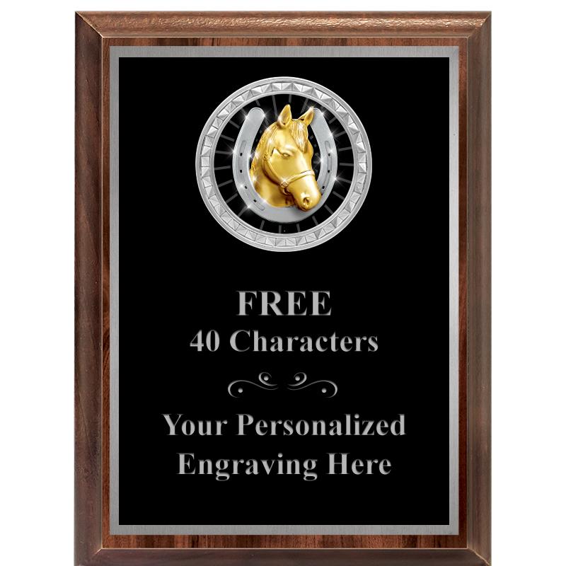 6X8 WOOD EXECUTIVE INS PLQ SV