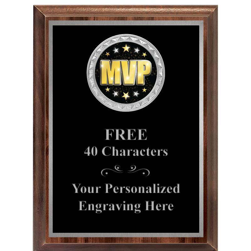 6X8 WOOD EXECUTIVE INS PLQ SV