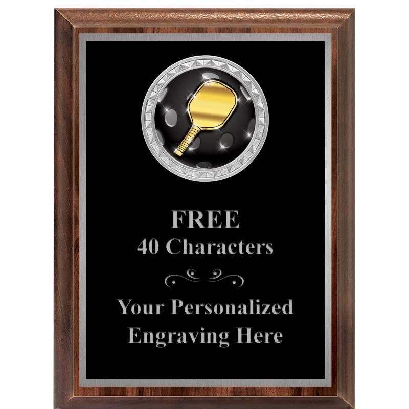 6X8 WOOD EXECUTIVE INS PLQ SV