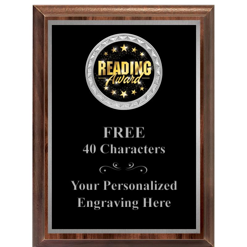 6X8 WOOD EXECUTIVE INS PLQ SV