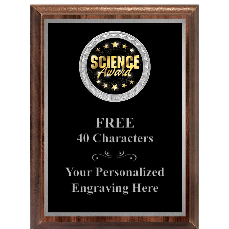 6X8 WOOD EXECUTIVE INS PLQ SV