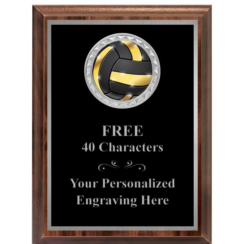 6X8 WOOD EXECUTIVE INS PLQ SV