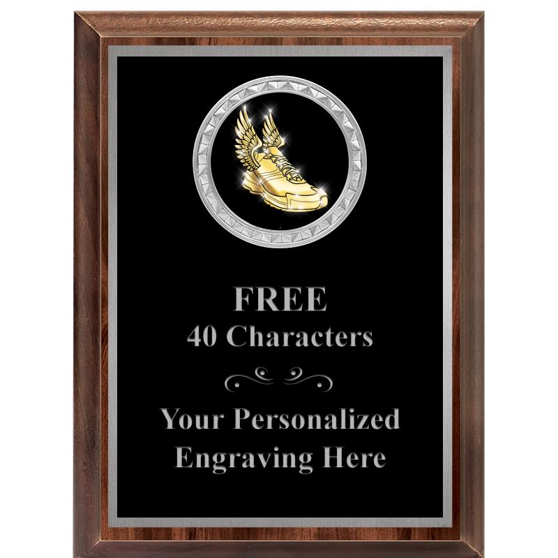 6X8 WOOD EXECUTIVE INS PLQ SV