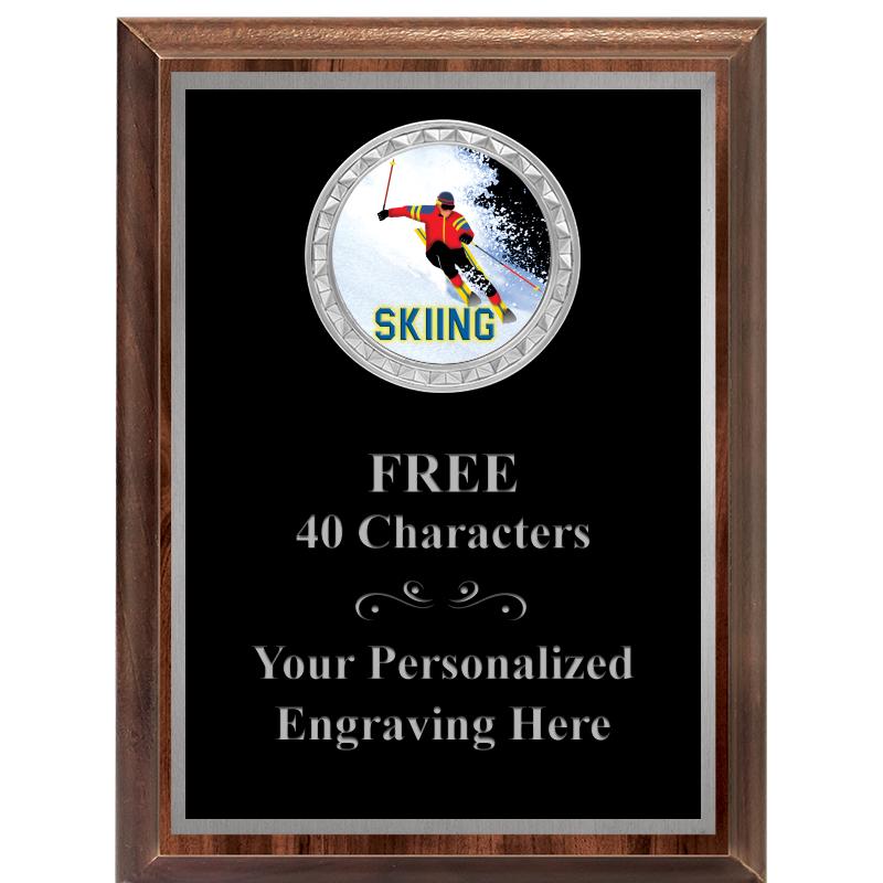 6X8 WOOD EXECUTIVE INS PLQ SV