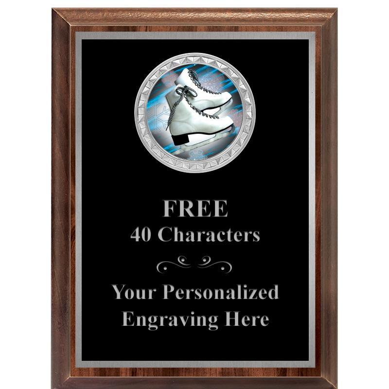 6X8 WOOD EXECUTIVE INS PLQ SV