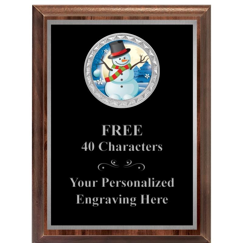 6X8 WOOD EXECUTIVE INS PLQ SV