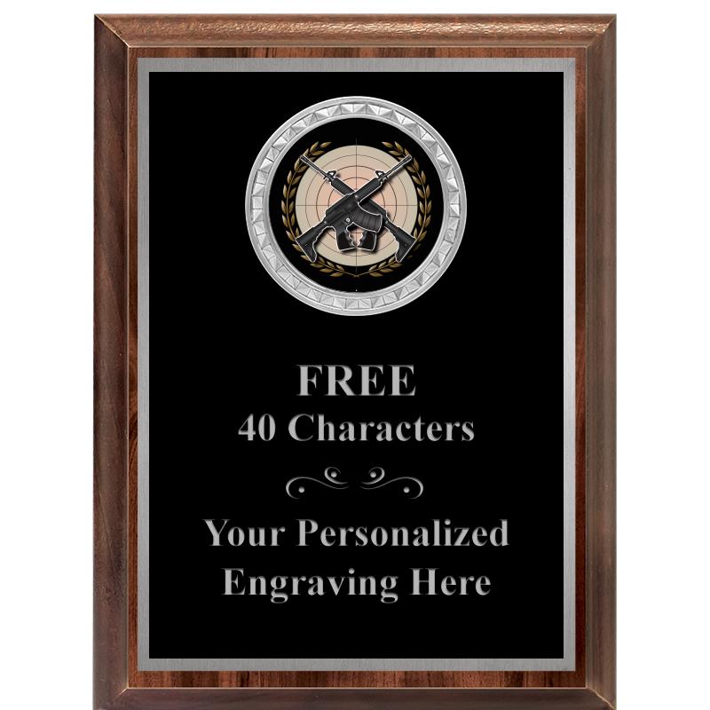 6X8 WOOD EXECUTIVE INS PLQ SV