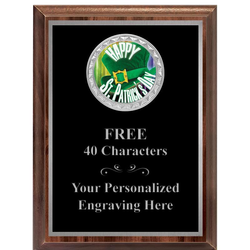 6X8 WOOD EXECUTIVE INS PLQ SV