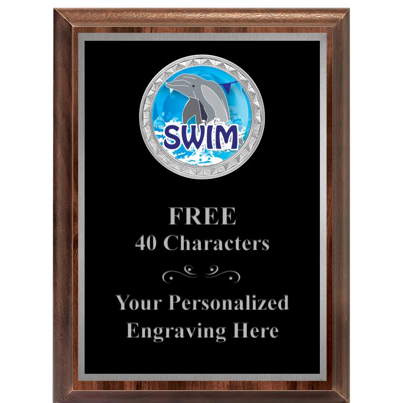 6X8 WOOD EXECUTIVE INS PLQ SV