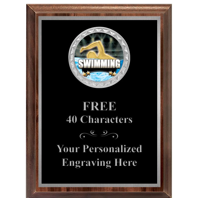 6X8 WOOD EXECUTIVE INS PLQ SV