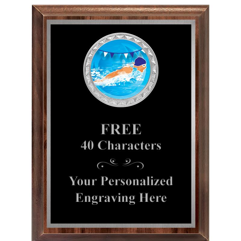 6X8 WOOD EXECUTIVE INS PLQ SV