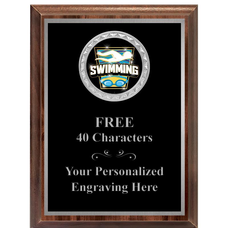 6X8 WOOD EXECUTIVE INS PLQ SV