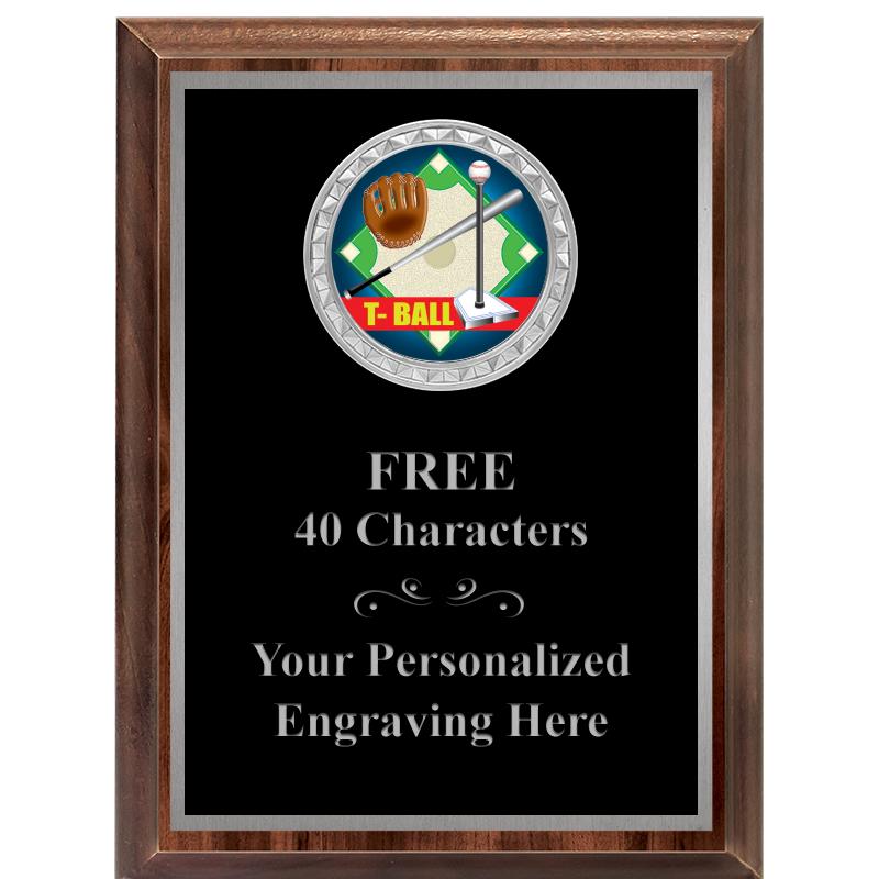 6X8 WOOD EXECUTIVE INS PLQ SV