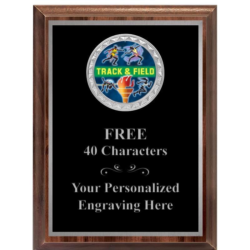 6X8 WOOD EXECUTIVE INS PLQ SV