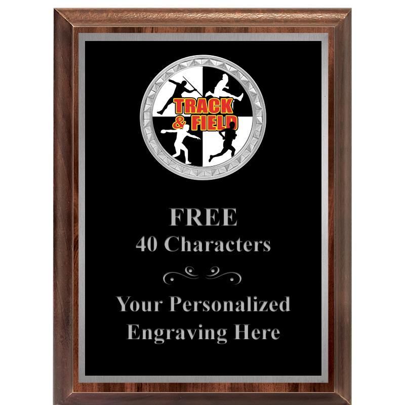 6X8 WOOD EXECUTIVE INS PLQ SV