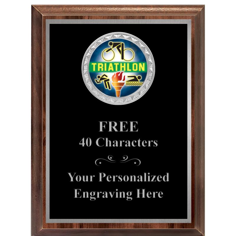 6X8 WOOD EXECUTIVE INS PLQ SV