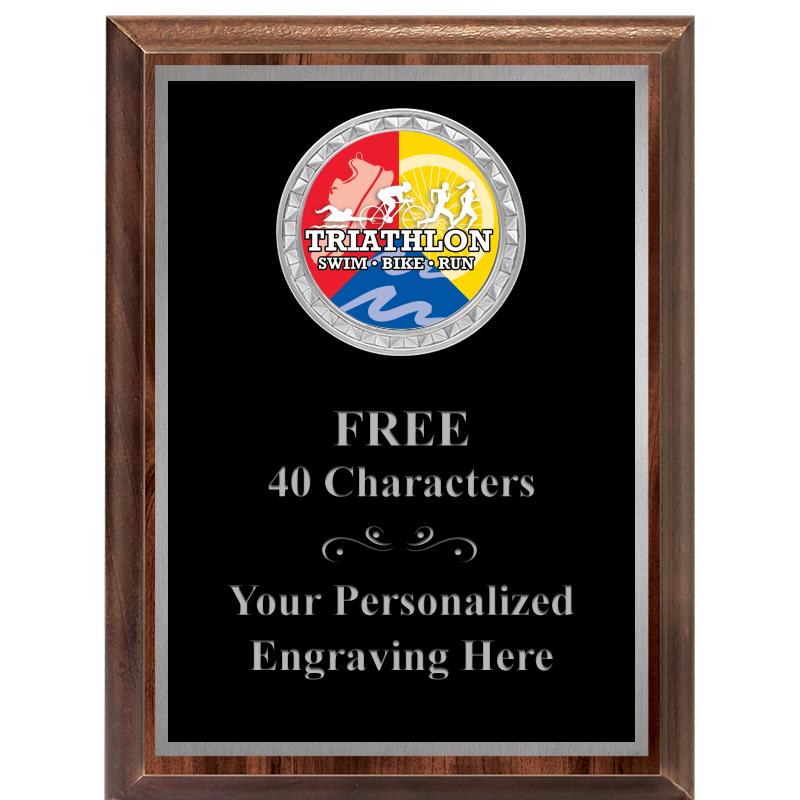 6X8 WOOD EXECUTIVE INS PLQ SV