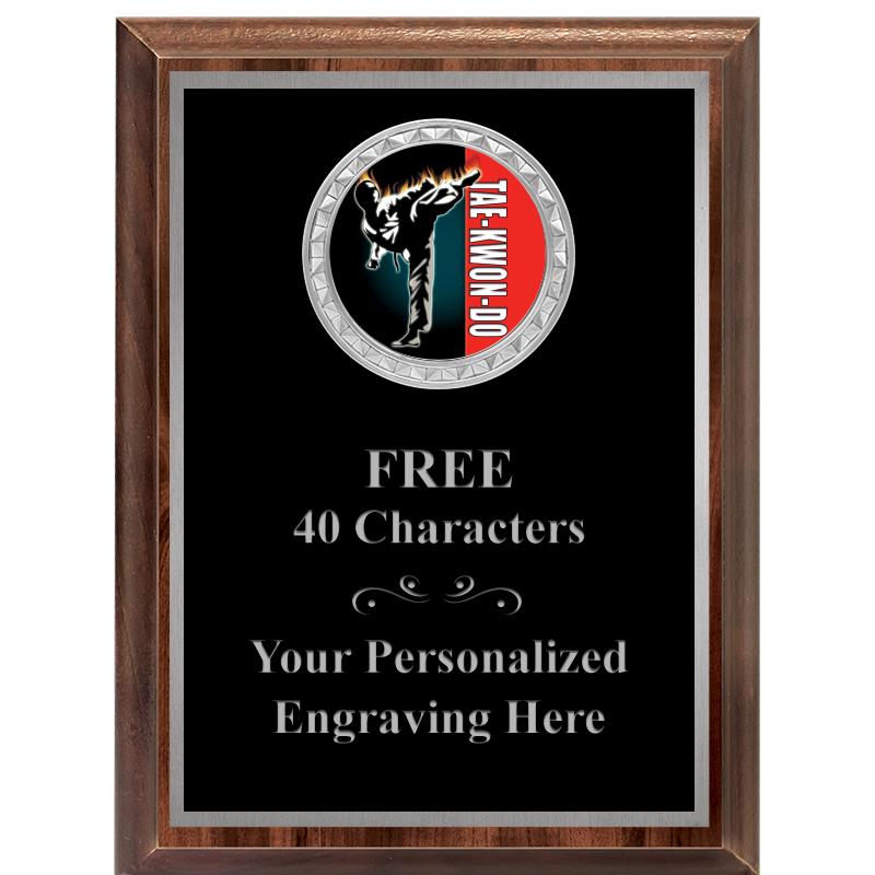 6X8 WOOD EXECUTIVE INS PLQ SV