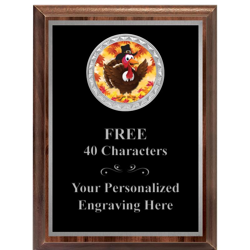 6X8 WOOD EXECUTIVE INS PLQ SV