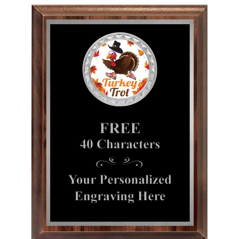 6X8 WOOD EXECUTIVE INS PLQ SV